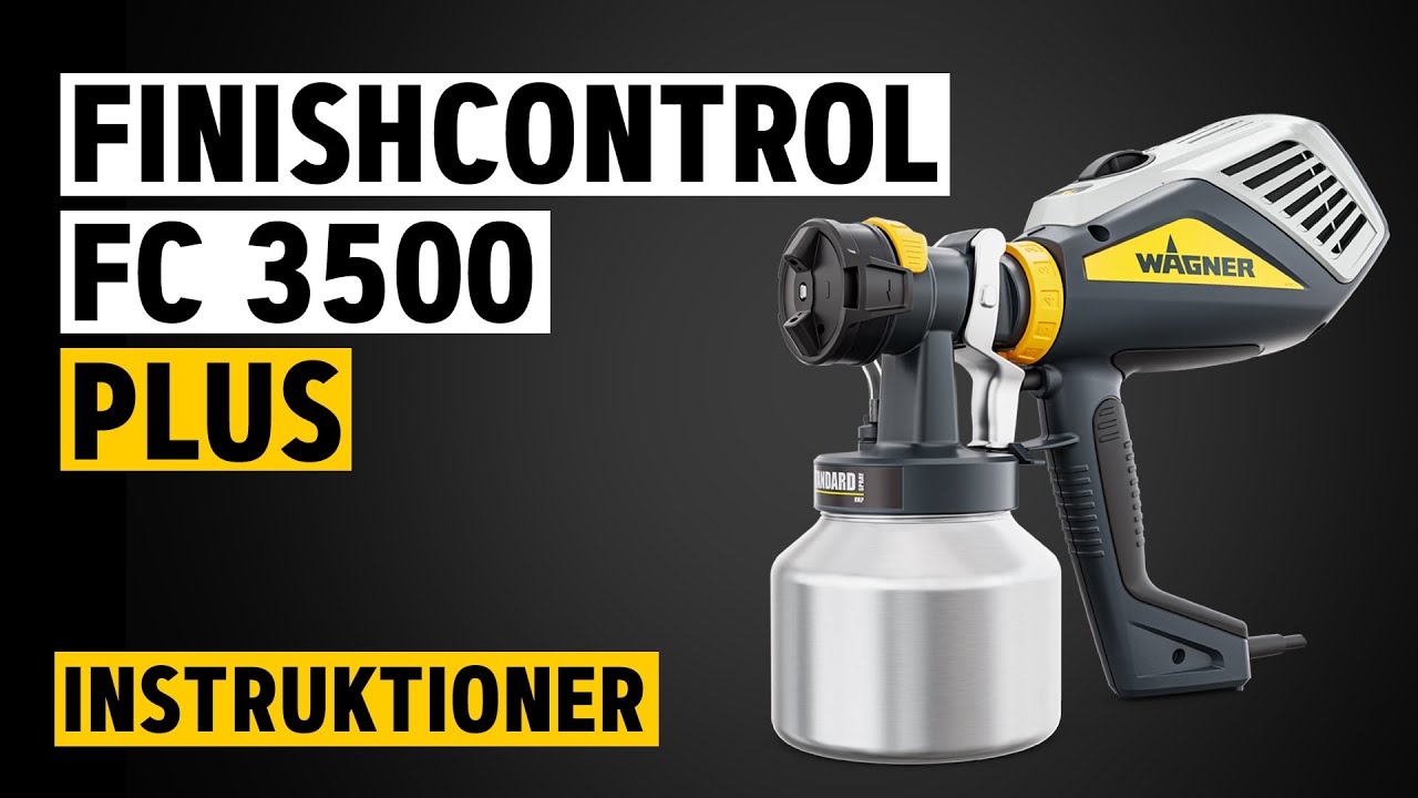 FinishControl 3500 Plus – Förberedelse, Påföring, Rengöring | WAGNER