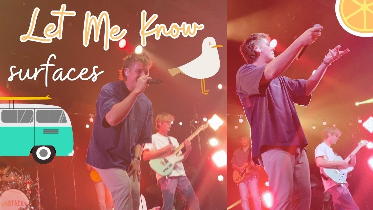 Surfaces - Let Me Know - Live Performance (FRONT ROW) (Vertical Video)