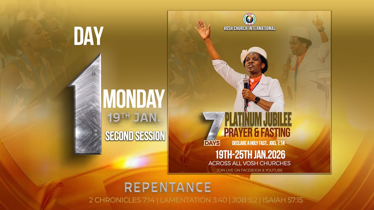 PLATINUM JUBILEE PRAYERS AND FASTING DAY ONE