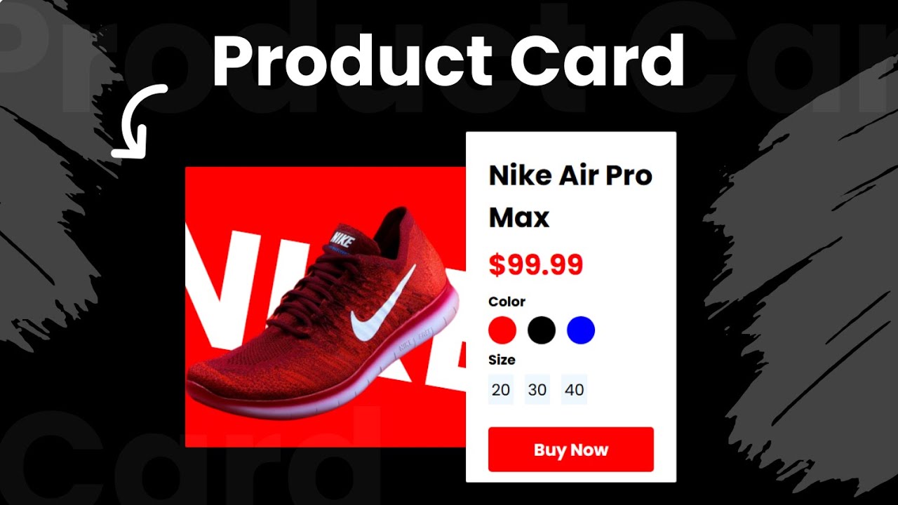 Create a Responsive E-Commerce Product Card [ HTML & CSS Tutorial  ]