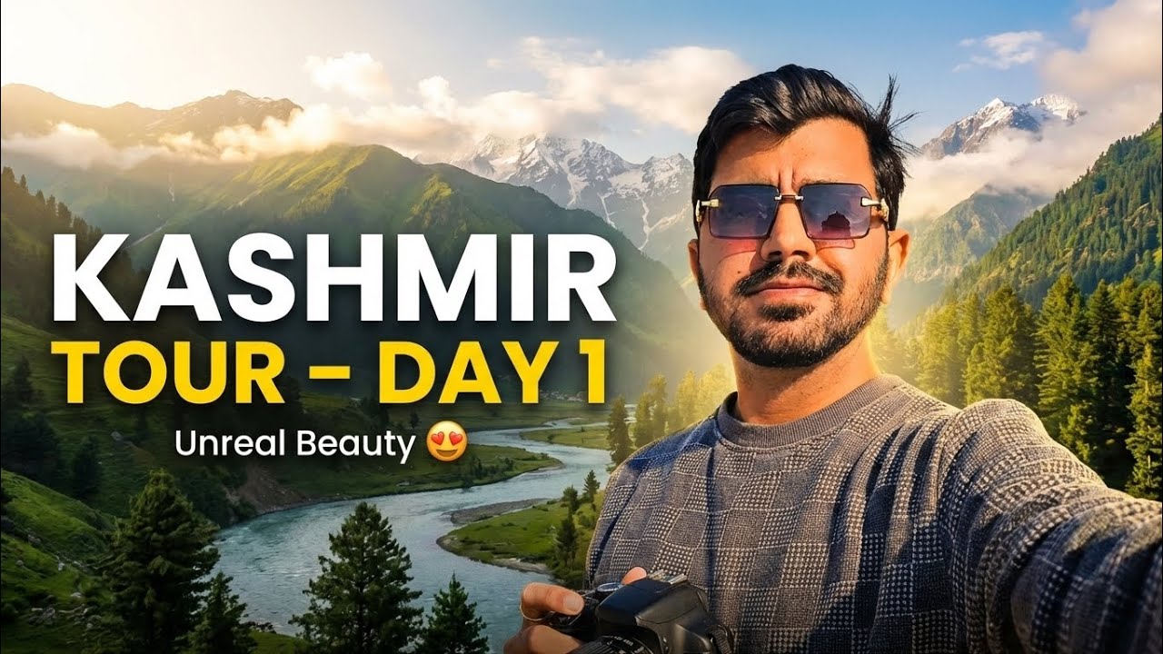 Kashmir Vlog Day 1 | Doston Ke Sath Sapno Ka Safar 🌄