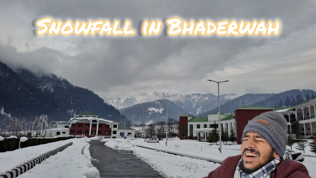 Bhaderwah Campus in Snow❄️🐾