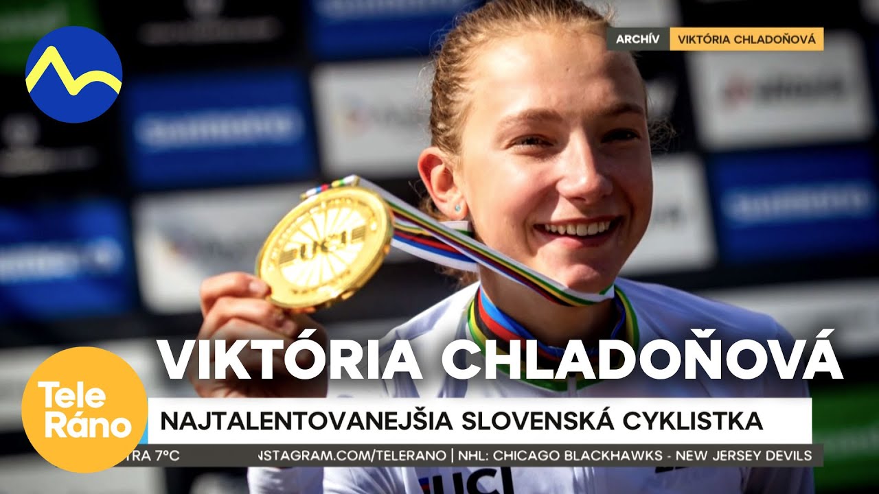 Najtalentovanejšia slovenská cyklistka: Viktória Chladoňová | Teleráno