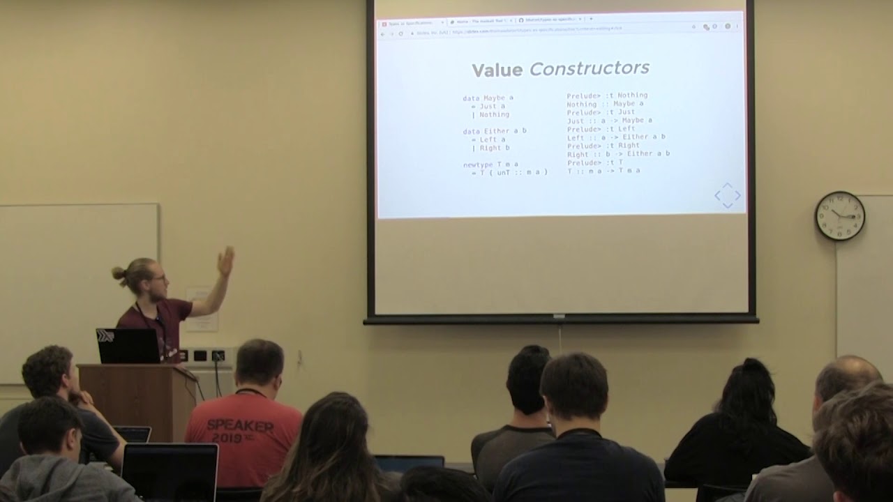 Thomas Dietert-Types as Program Specifications: A Intro to Type-Level Programming in Haskell λC 2019