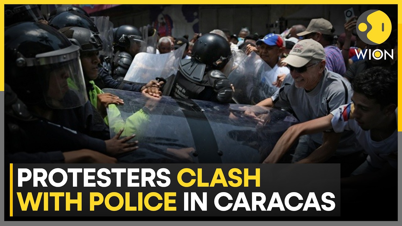 Venezuela Protests: Caracas Boils Over As Workers Clash With Police Over Frozen Wages | WION