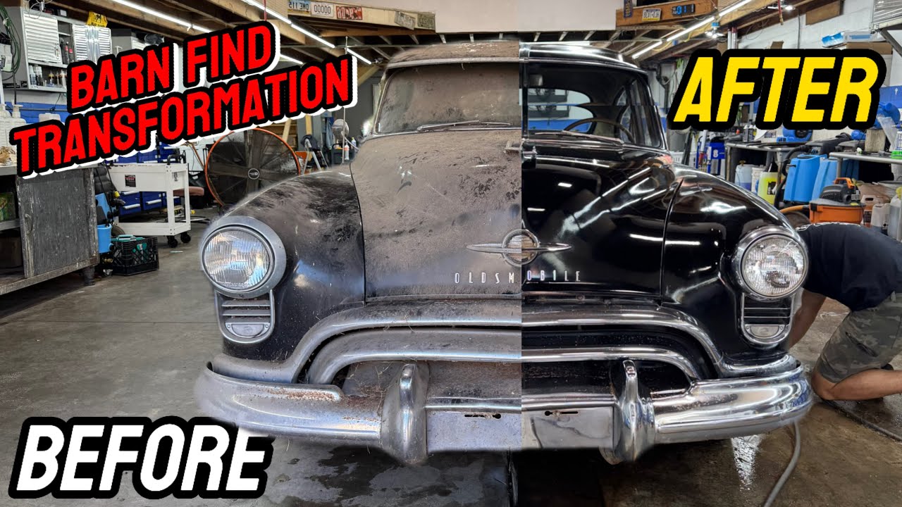 ШОКИРУЮЩАЯ трансформация Oldsmobile 1949 года (полный обзор!)