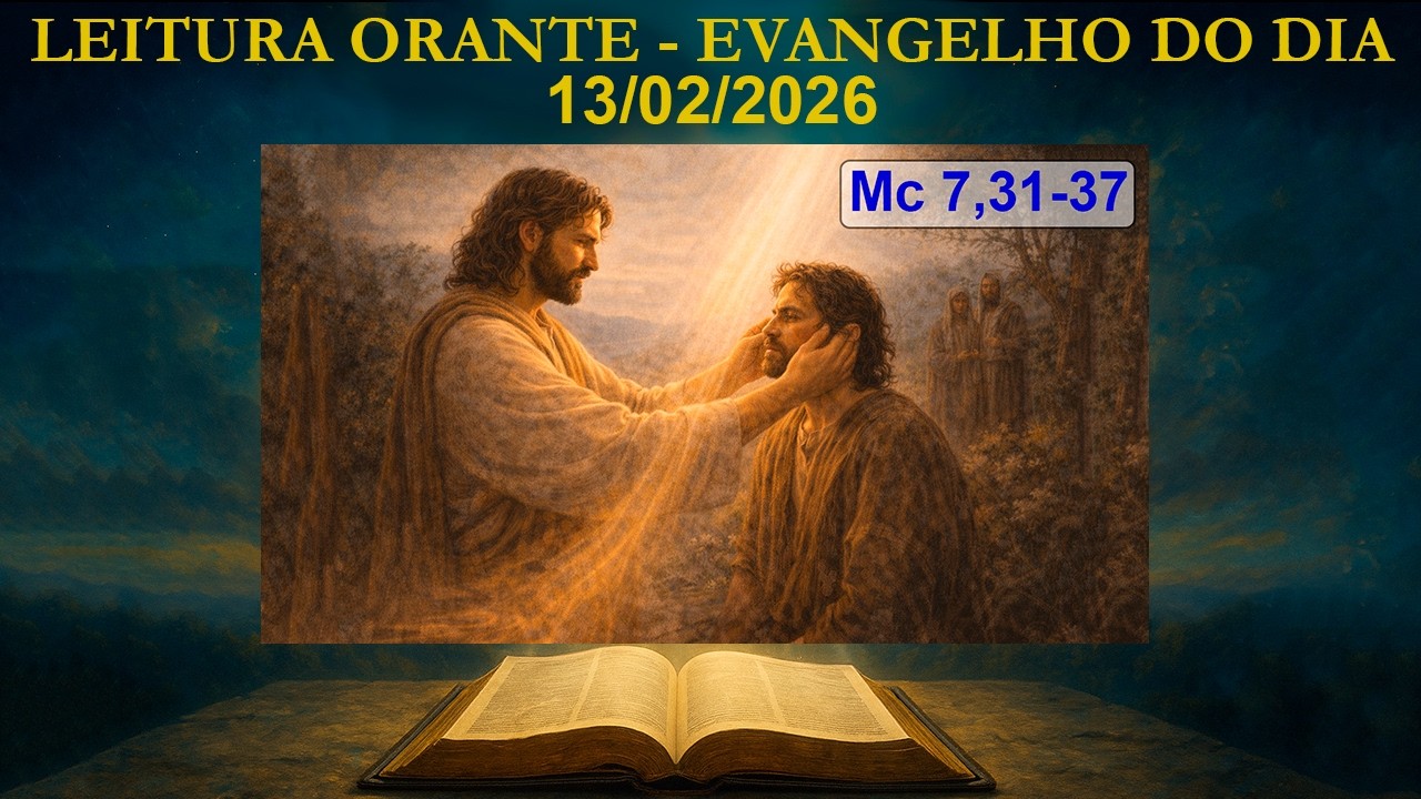 LEITURA ORANTE | EVANGELHO DO DIA | 13/02/2026