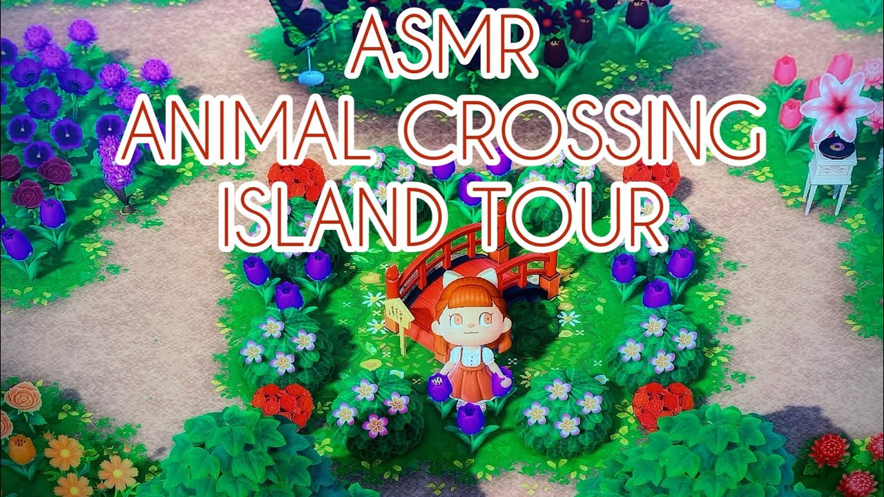 ASMR ITA|| Animal Crossing New Horizons ISLAND TOUR 🏝 Whispering , Relax 🏖