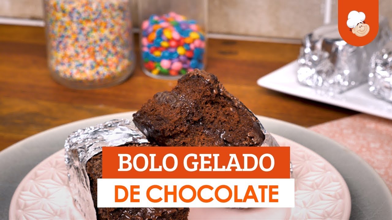Bolo gelado de chocolate — Receitas TudoGostoso