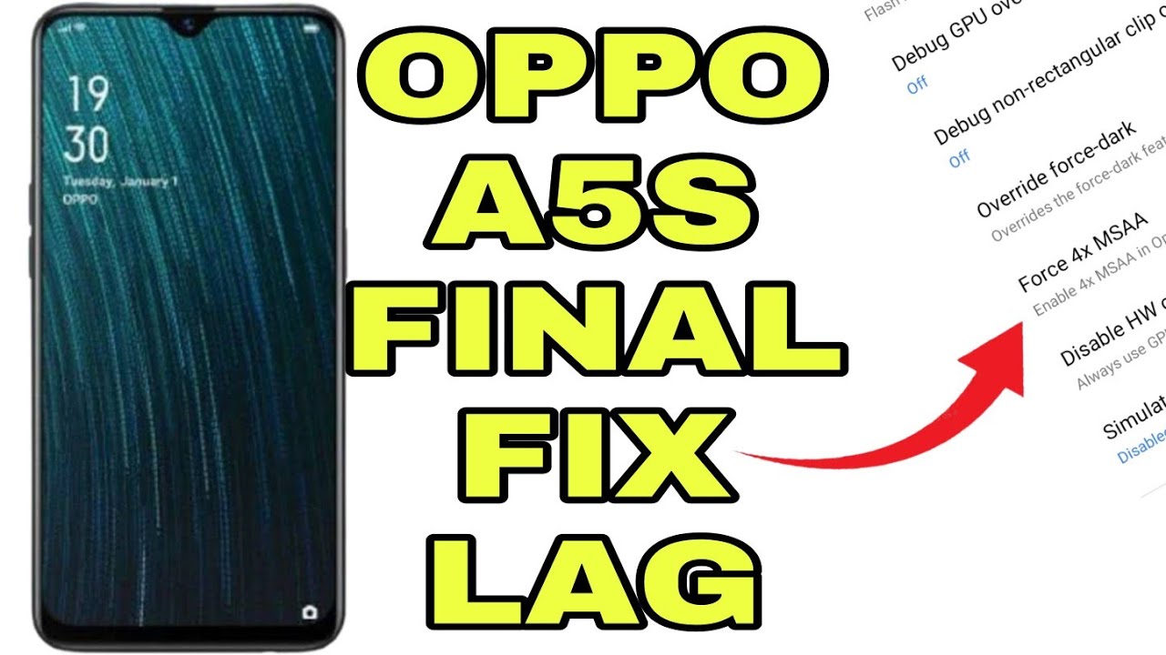 OPPO A5S | FINAL FIX LAG | Quick and easy | Legit 2023