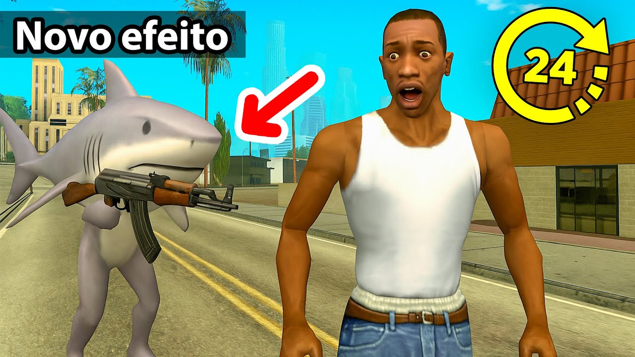 Tentando sobreviver 24 HORAS no NOVO MOD DESTRUIDOR do GTA SA - POLYCHAOS