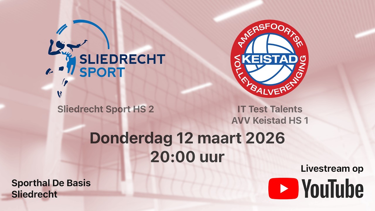 Sliedrecht Sport HS 2 - AVV Keistad HS 1, Volleybal Heren Superdivisie