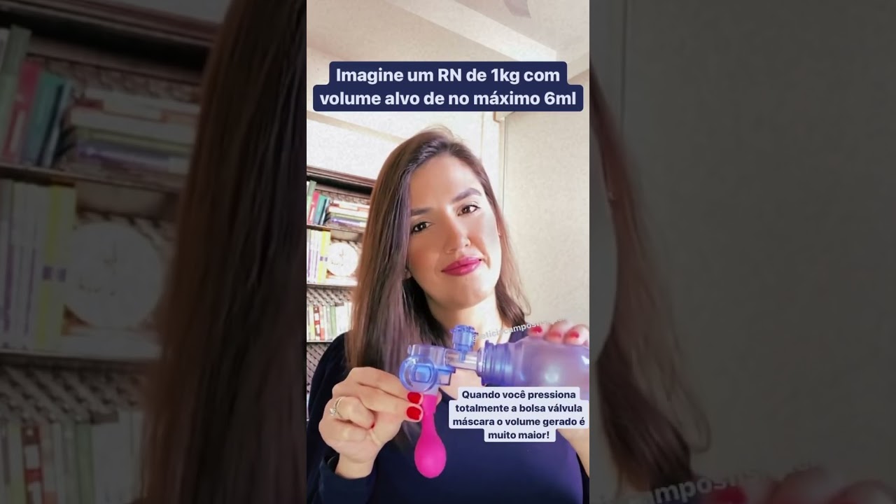 Sobre ventila&ccedil;&atilde;o com bolsa v&aacute;lvula m&aacute;scara em neonatologia.