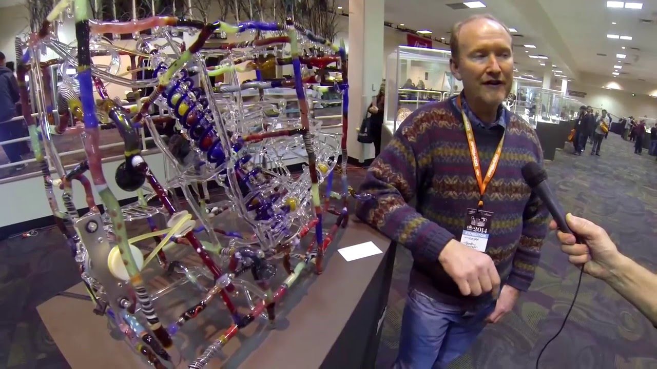 Interview with Bandhu Dunham - Glass Marble Maze Machine - Glass Artist Insights