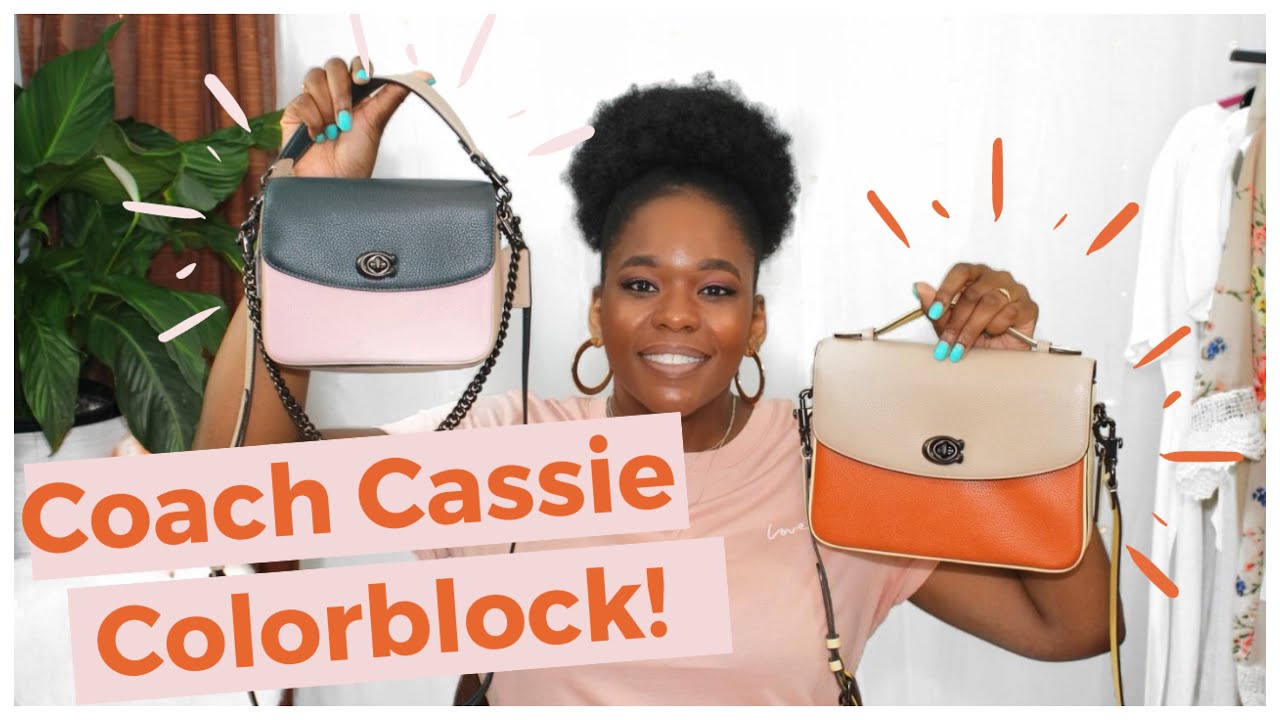 Coach Cassie Ginger Multi Colorblock & Pine/Aurora Cassie 19: What Fits Inside|PrettyPRChickTV