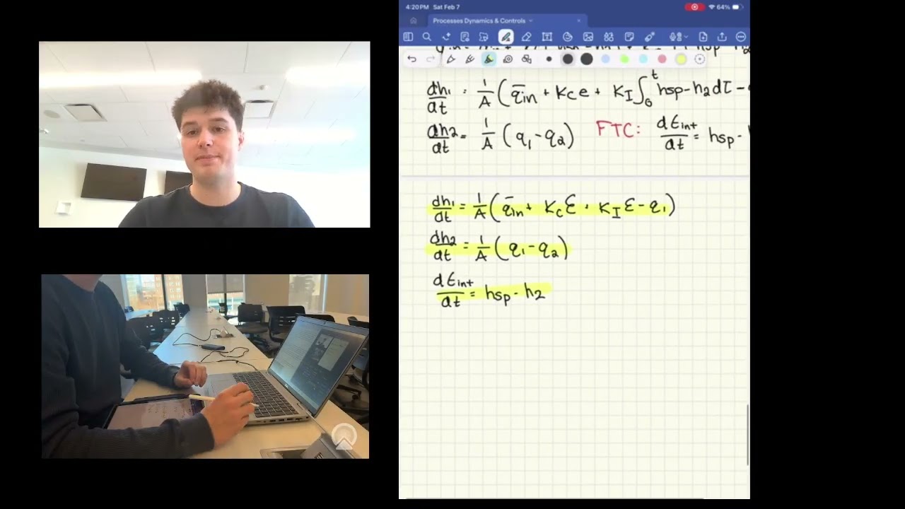 Process Dynamics and Controls HW1B