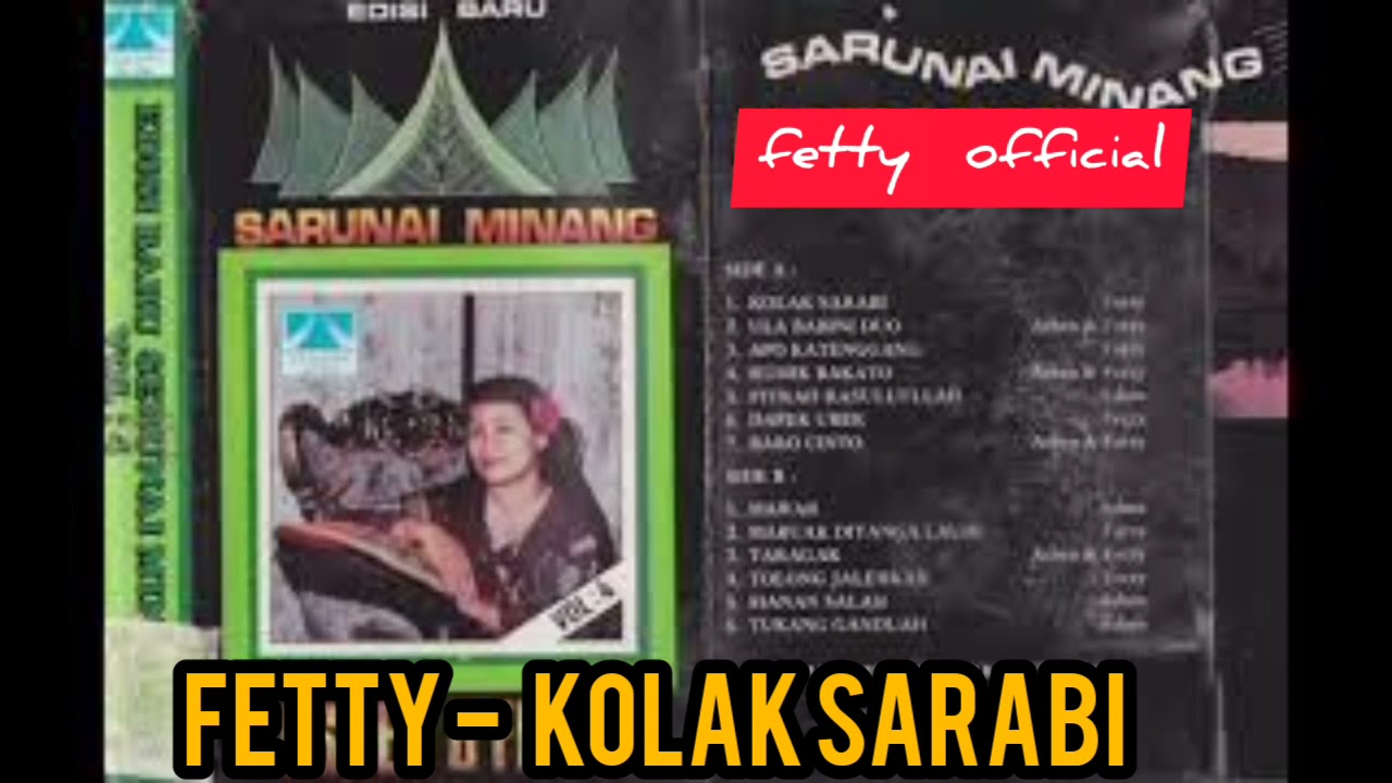 SARUNAI MINANG POPULER||FETTY||KOLAK SARABI