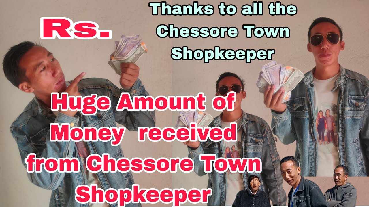 Huge Amount of Money received from Chessore Town shopkeeper@josephlatonaga1830 