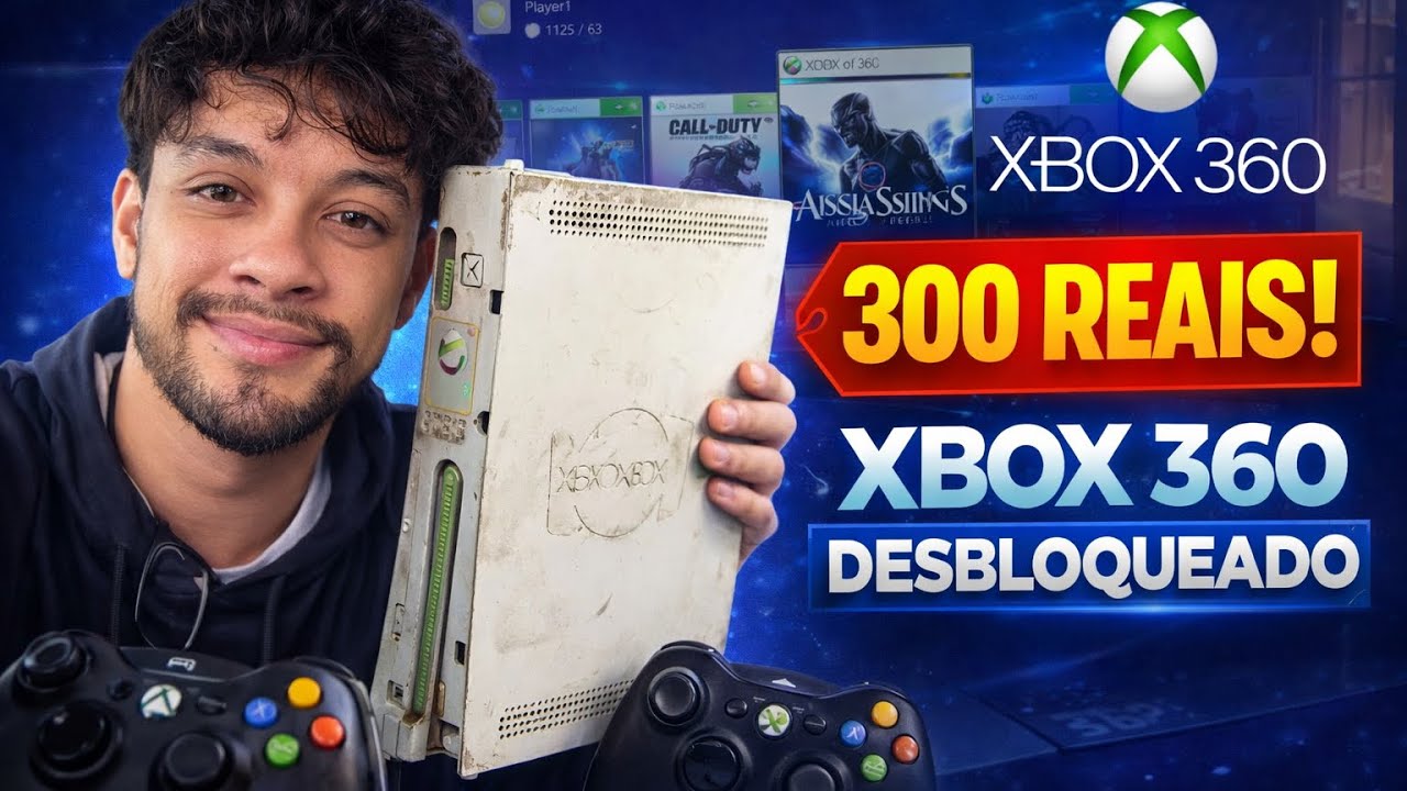 PAGUEI R$300 nesse XBOX 360 em 2026 (valeu a pena?)