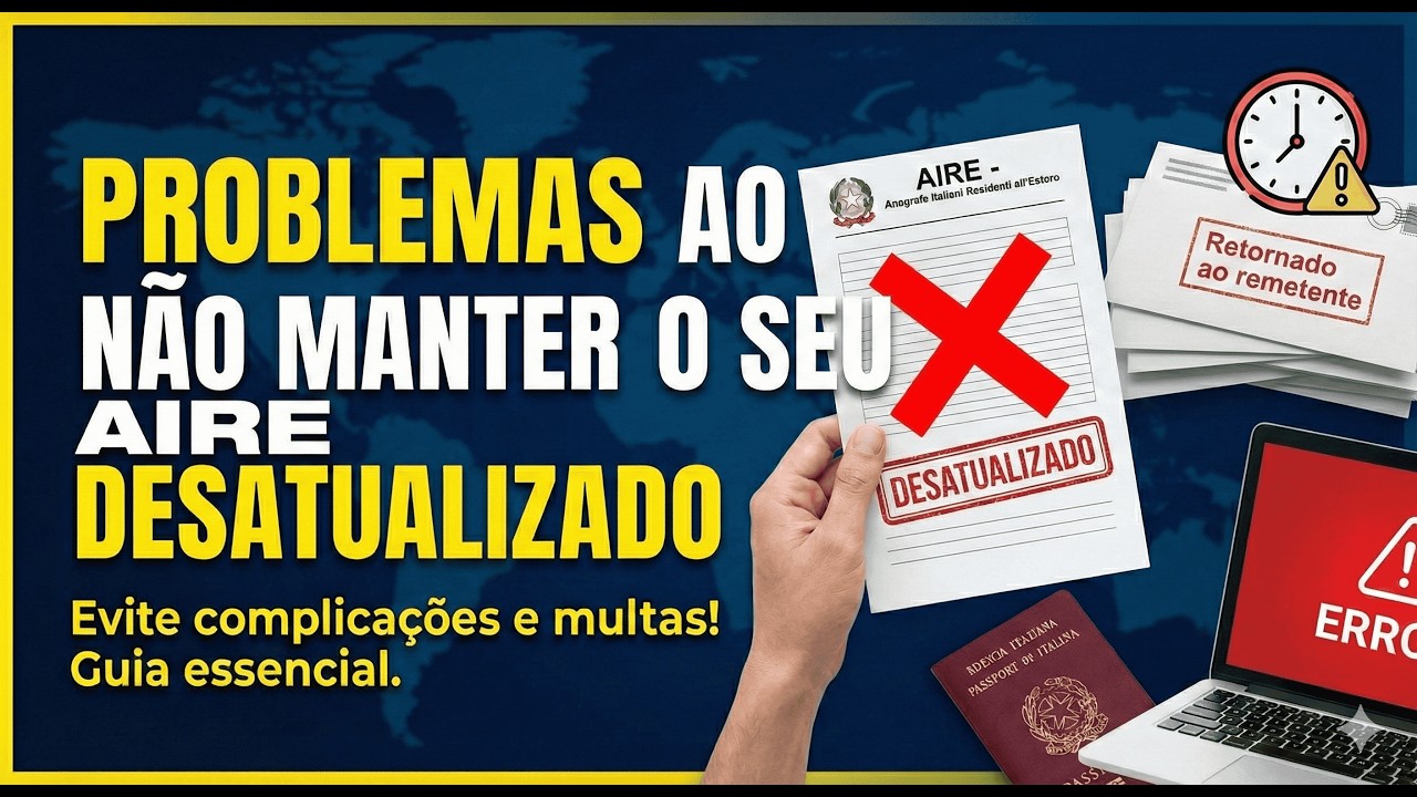 Problemas ao não manter o seu AIRE atualizado