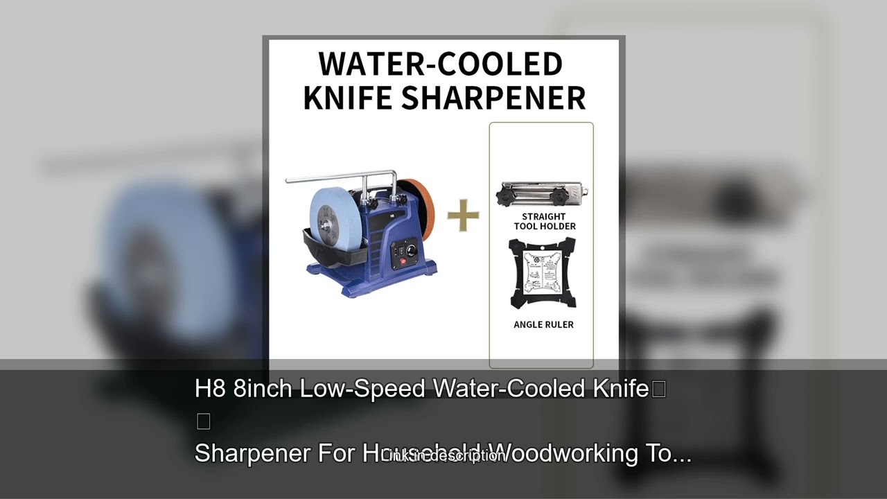 H8 8inch Low-Speed Water-Cooled Knife Sharpener For Household Woodworking Tools Engraving Knive