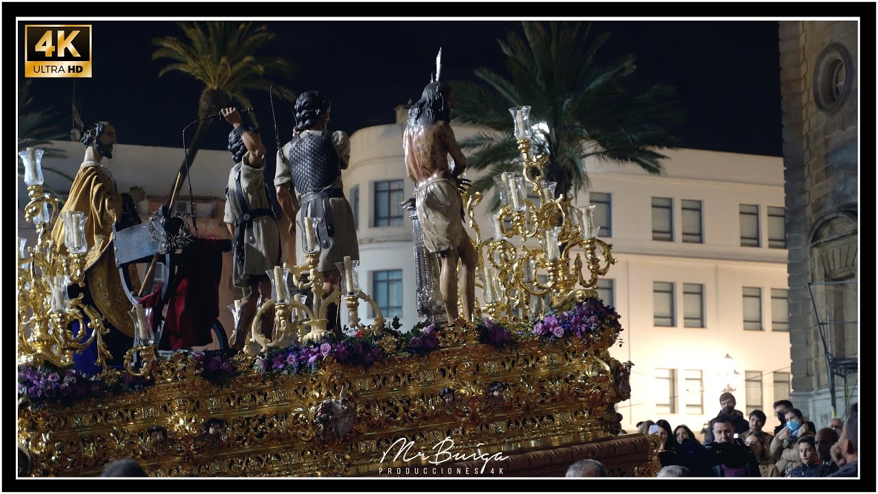 [4k] COLUMNA POR CATEDRAL | Semana Santa 2022 Cádiz | BCT ROSARIO Cádiz