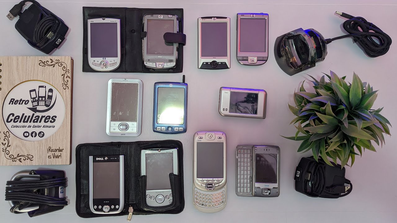 PDA iPAQ, Pocket PC de Palm, Dell, HP y Qtek que tengo en Retro Celulares