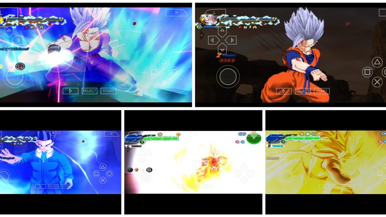 Carlos Dragon Ball Budokai Taiti 3 Latino PPSSPP transformação de Gohan final até o último
