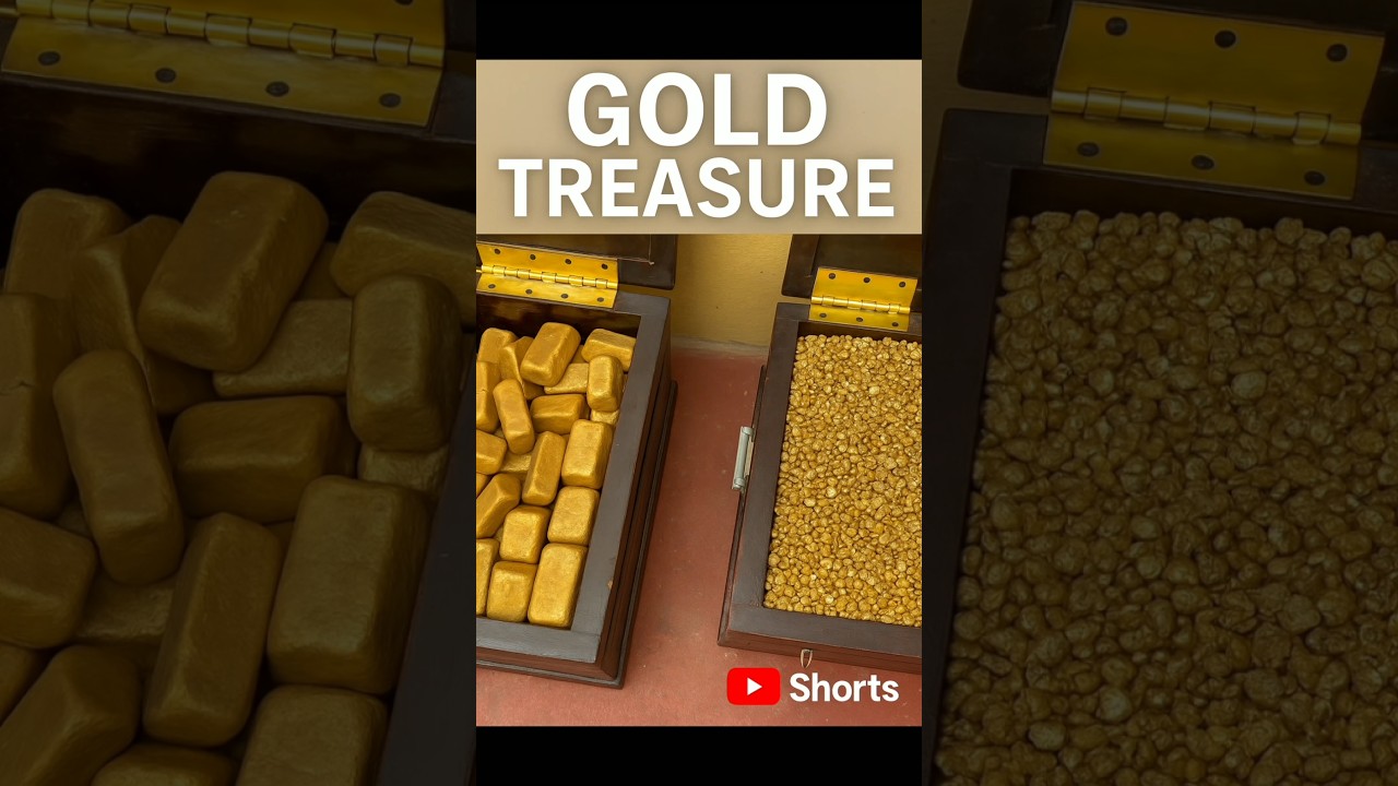 Hidden Treasure Found! | Gold Bars & Coins Discovery 