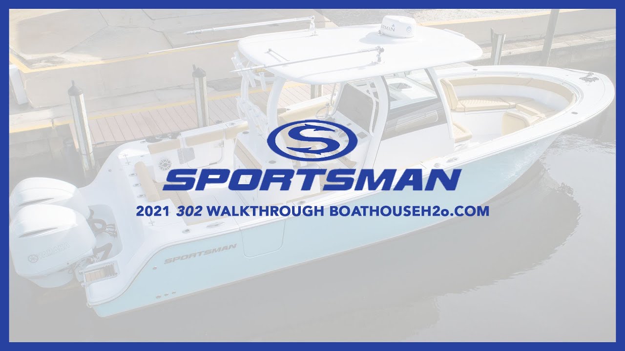 2021 302 Sportsman Center Console Boat Virtual Walkthrough. Boathouseh2o.com