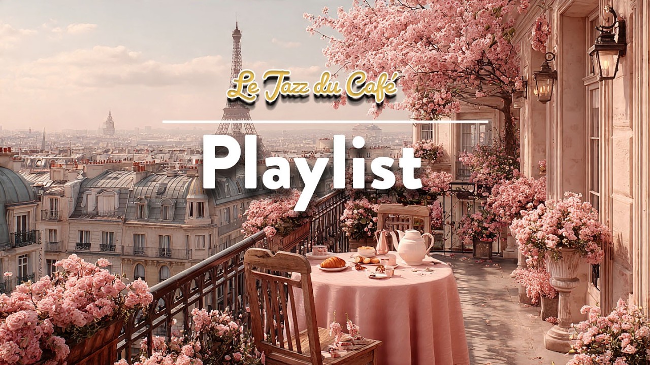 𝐑𝐨𝐦𝐚𝐧𝐭𝐢𝐜 𝐏𝐚𝐫𝐢𝐬 🍷 Cozy Cafe View | Relaxing Mood