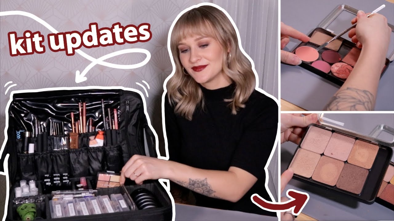 Updating my MAKEUP KIT + MUA career chat