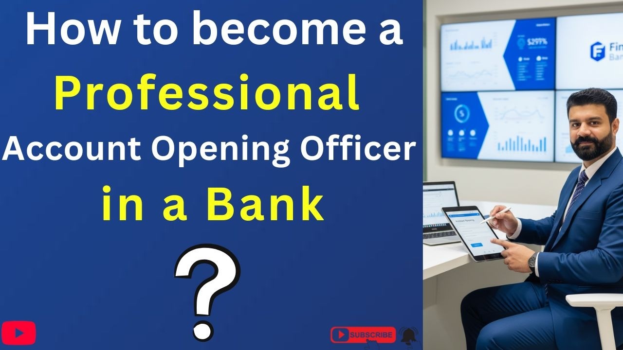 Bank Account Opening Process in Pakistan | Step by Step Guide + Account Opening Officer Kaise Banein