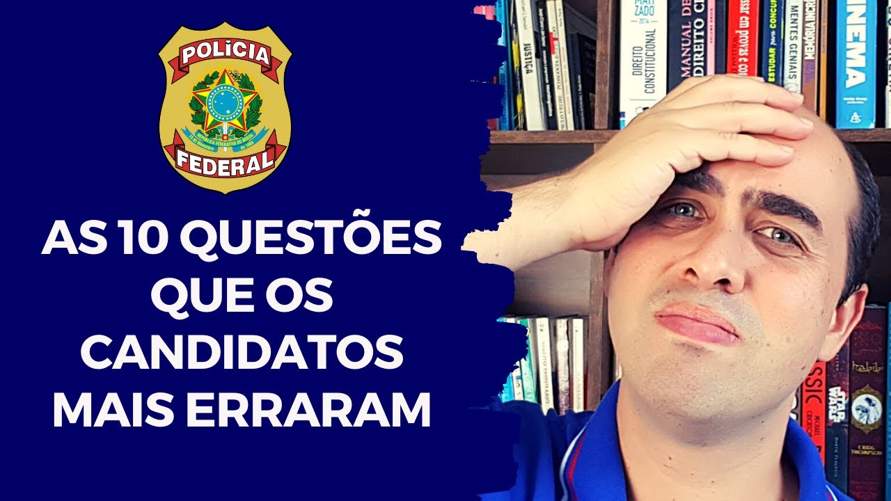 Concurso PF (agente): conhe&ccedil;a as mat&eacute;rias mais dif&iacute;ceis!