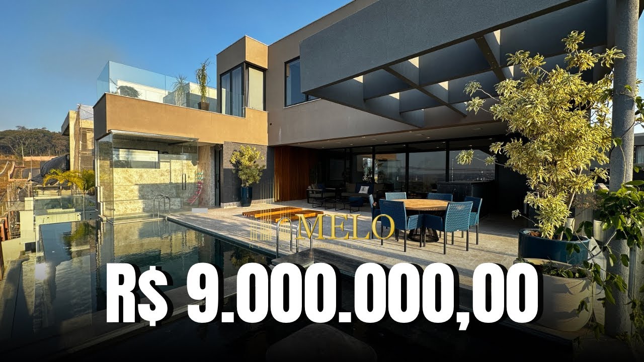 💎 Luxuosa casa a venda no -Condomínio Alphaville Vespasiano - R$9.000.000,00