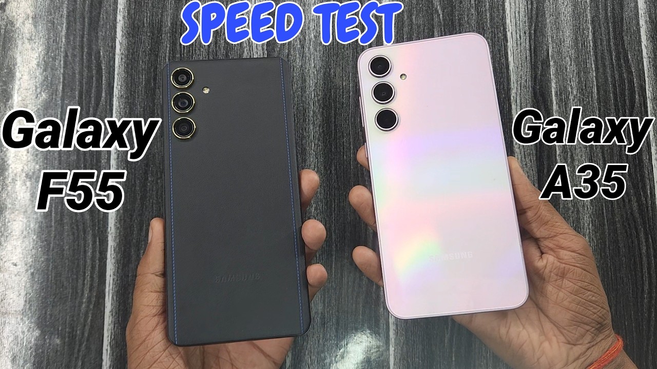 Galaxy F55 vs Galaxy A35 Speed Test : AnTuTu, Gaming, Multitasking...