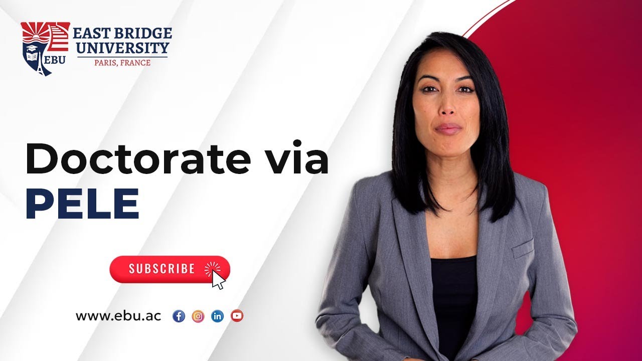 Earn Your Doctorate via PELE at East Bridge University 🌟 | #highereducation  #doctorate