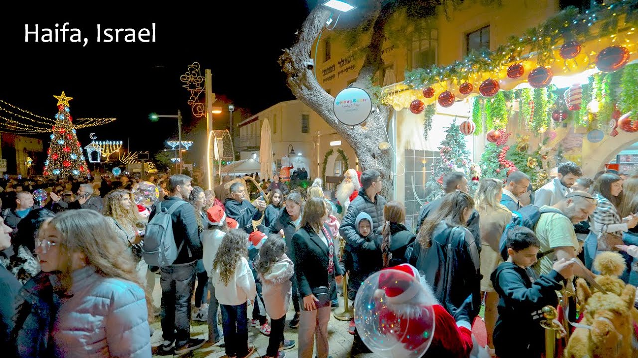 Israel's Largest Christmas Celebration! Over 100,000 Visitors in Haifa!