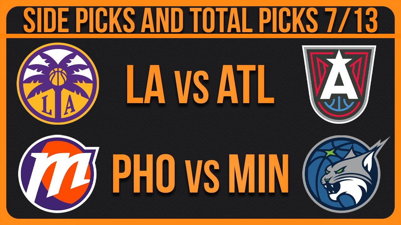 WNBA Picks Today Monday 7/13/26 | FREE WNBA Best Bets & Predictions
