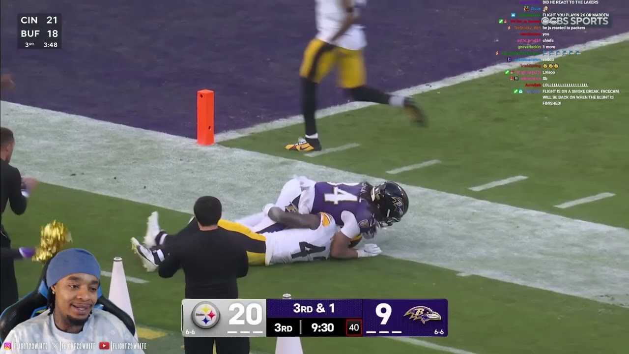 FlightReacts To Steelers vs. Baltimore Ravens Game Highlights | NFL 2025 Season Week 14!