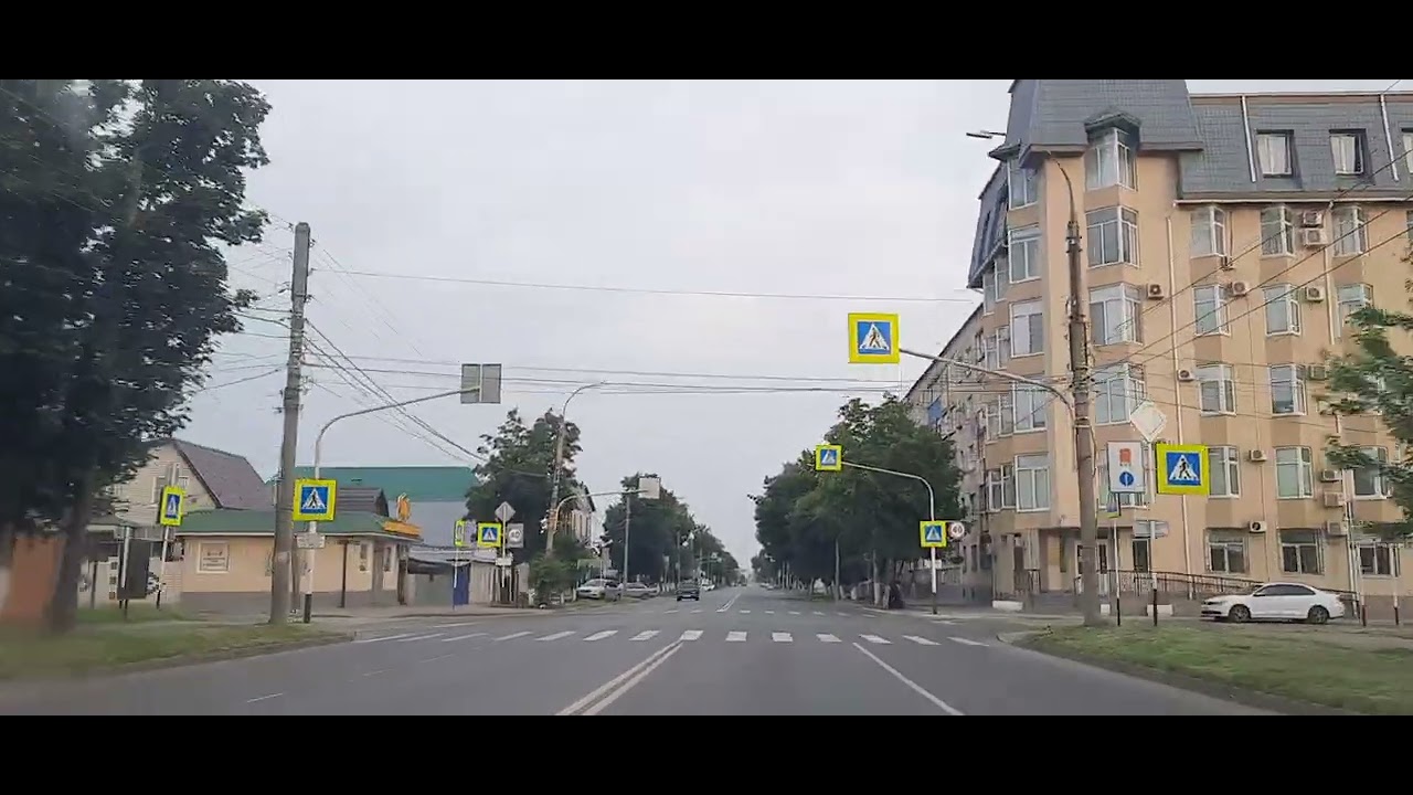 Адыгея. По центральным улицам Майкопа.Часть 3.