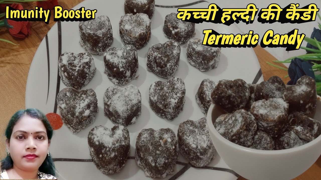  कच्ची हल्दी की कैंडी से सर्दी जुकाम छूमंतर ll kachchi haldi ki candy ll Raw Termeric Candy ll