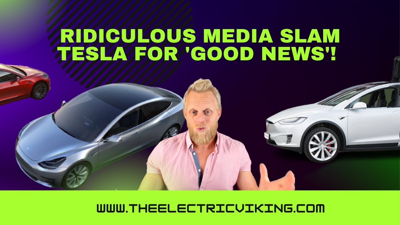 RIDICULOUS media SLAM Tesla for 'good news'!