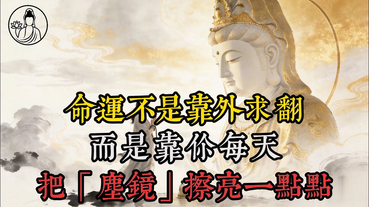 從今往後做好這7點，你的命運會越來越順：不是玄學，是「擦亮尘鏡」#改運#命運#玄學#佛法#禪修#正念#情緒內耗#討好型人格#斷捨離#逆境成長