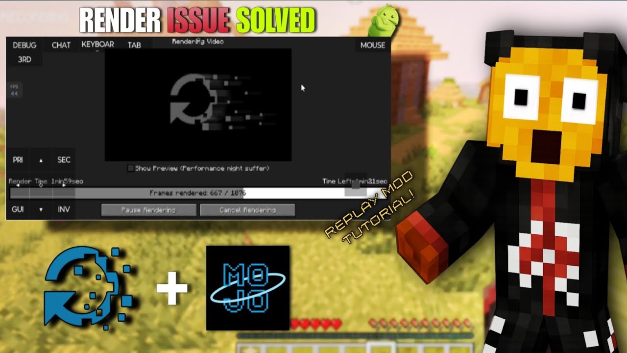 🔥 Insane Replay + Render Mod Trick on Mojo Launcher! 📱