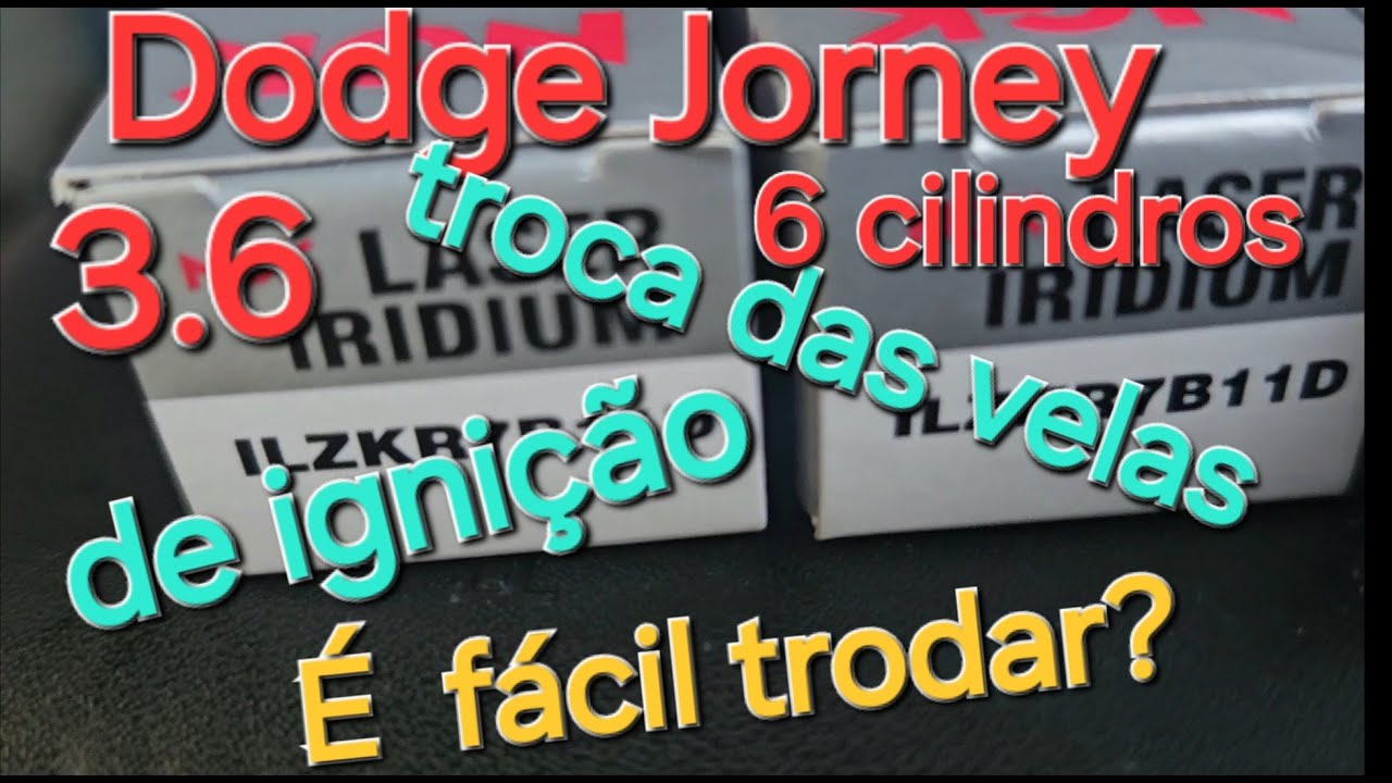 Troca das velas dodge Journey 3.6 motor 6 cilindros.  como fazer a substituição  das velas?
