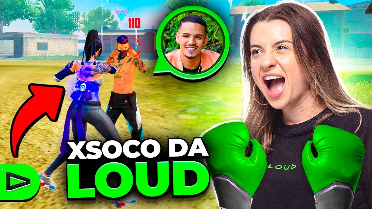 TENTE NÃO RIR!! FIZEMOS UM XSOCO COM MEMBROS DA LOUD FREE FIRE!!