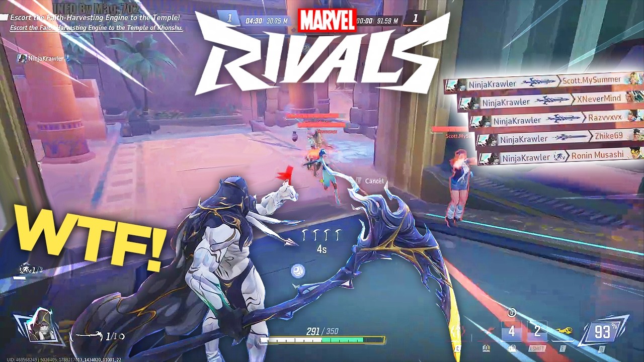 Самые популярные клипы по Marvel Rivals на Twitch за неделю! № 83