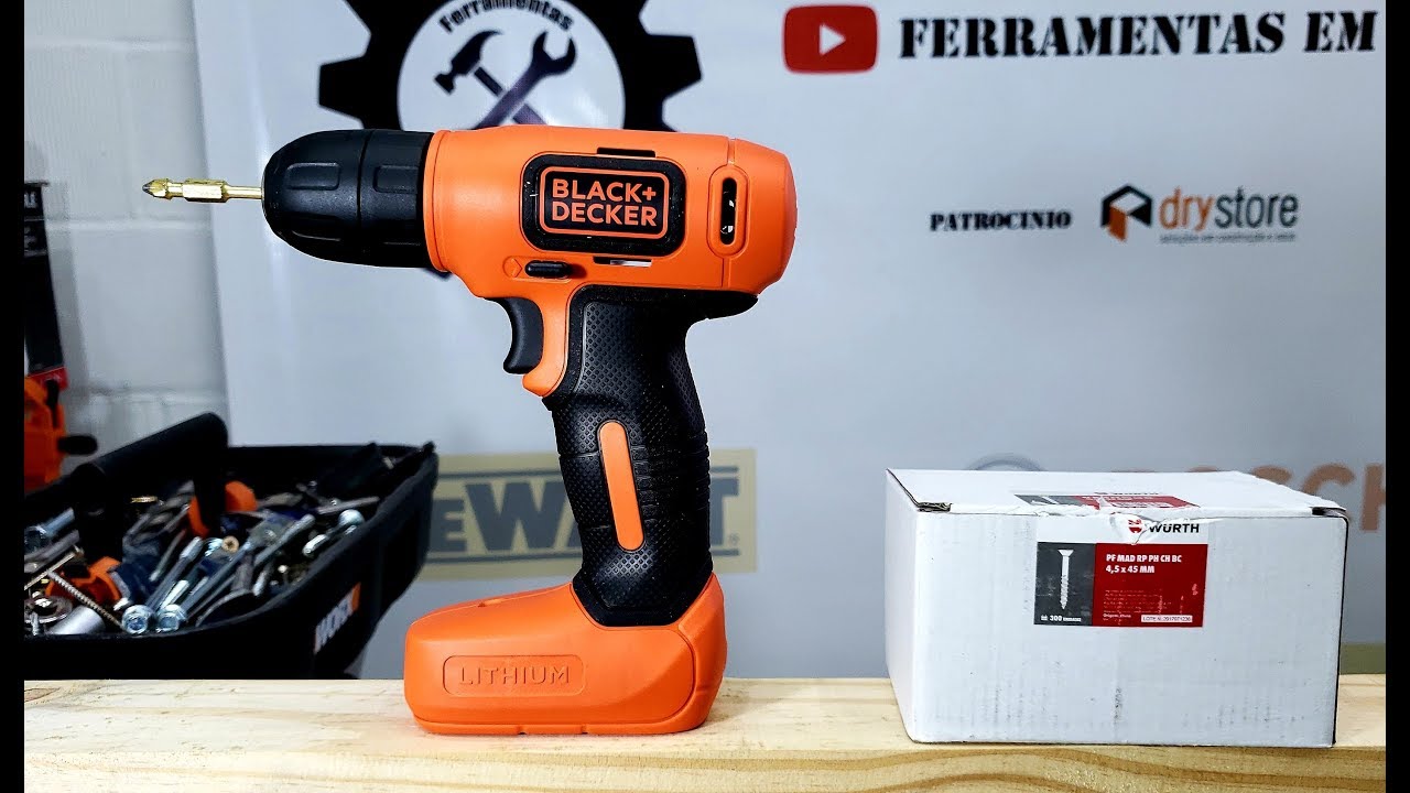 Parafusadeira Black And Decker 8v LD008