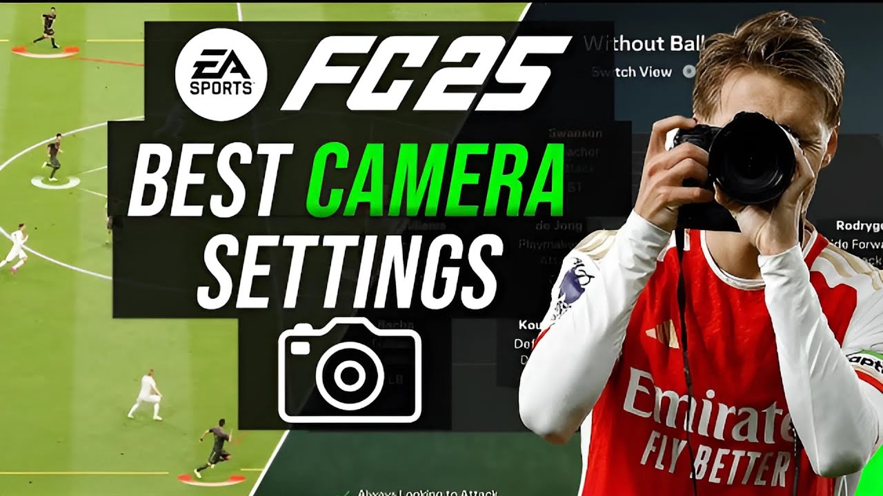 Make EA FC 25 Feel Like Real Football! Top Camera Settings Tutorial 🎮⚽